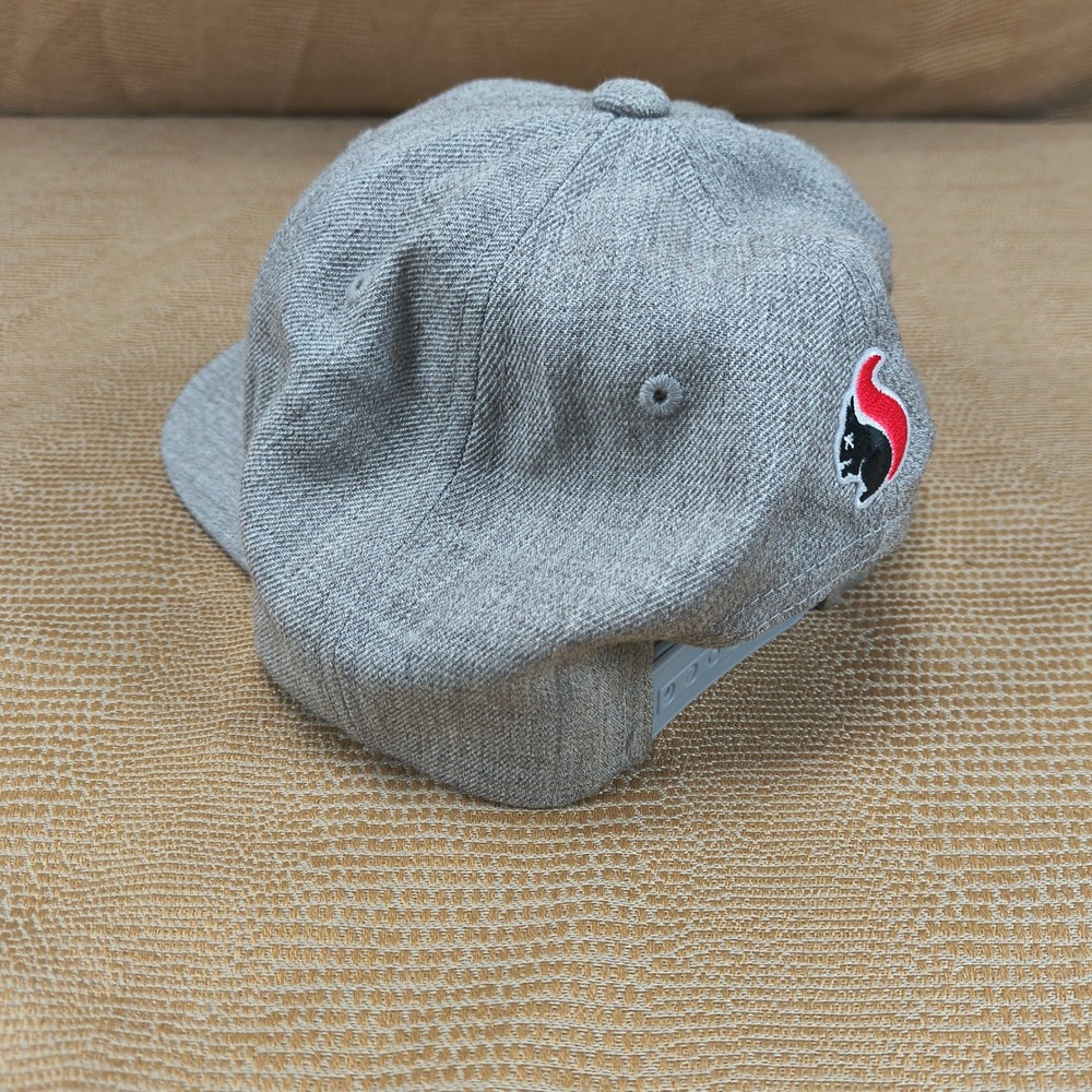 Blind Squirrel Snapback Hat Gray Heathered Yupoong Classics Adjustable Cap Mens - Picture 11 of 11